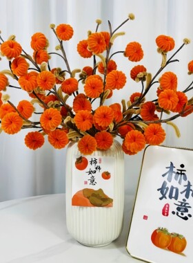 新年柿柿如意加密扭扭棒diy礼品