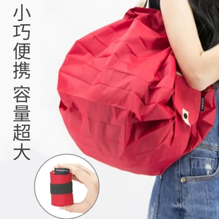日本MARNA折叠购物袋手提包收纳折叠shupatto露营野餐