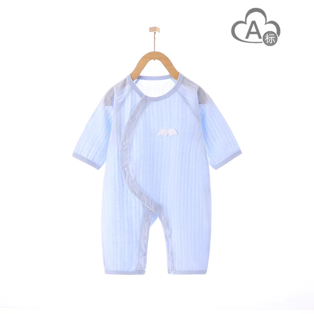 宝宝和尚服纯棉无骨夏天衣服透气新生婴儿连体衣哈衣爬服安阳童装