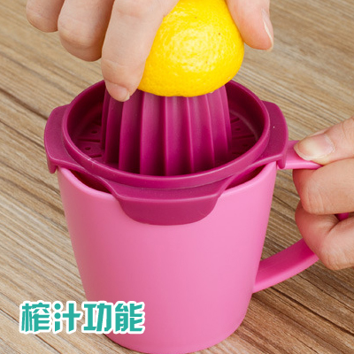 纳川 多功能迷你手动榨汁杯榨汁器研磨器捣碎钵三合一 特价包邮