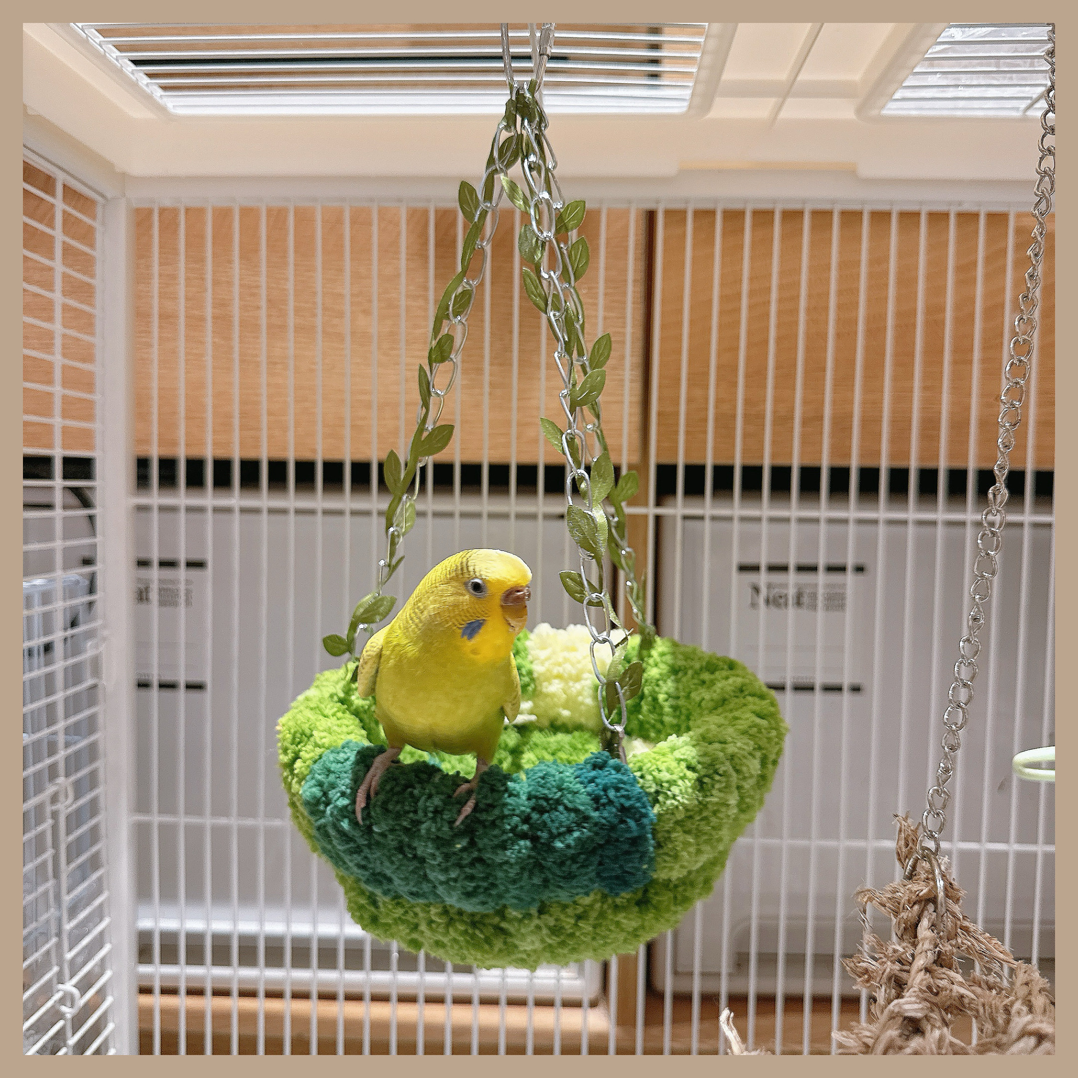 鹦鹉冬季保暖棉窝小太阳玄凤牡丹珍珠过冬天专用悬挂睡觉鸟窝鸟巢