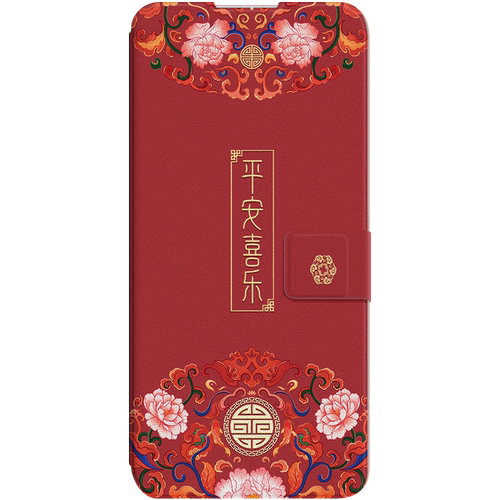 适用vivos30手机壳s20s19/s18防摔s16/s15/s12女x90/x80翻盖s17皮套x100spro全包x50男s9新款保护壳国风平安