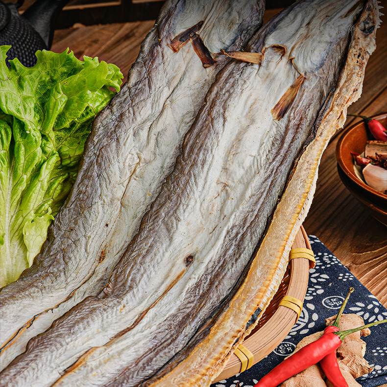 温州特产鳗鱼干整条海鲜水产干货鳗鱼干淡晒鱼干干货无盐切段野生