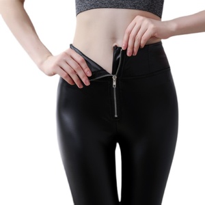 RM21561#大码皮裤鲨鱼皮打底裤女春秋款外穿紧身悬浮收腹提臀弹力