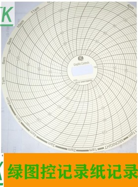 SUPCO保压记录纸CR87P原装 24H150PSI压力记录纸 24H500PSI圆图纸