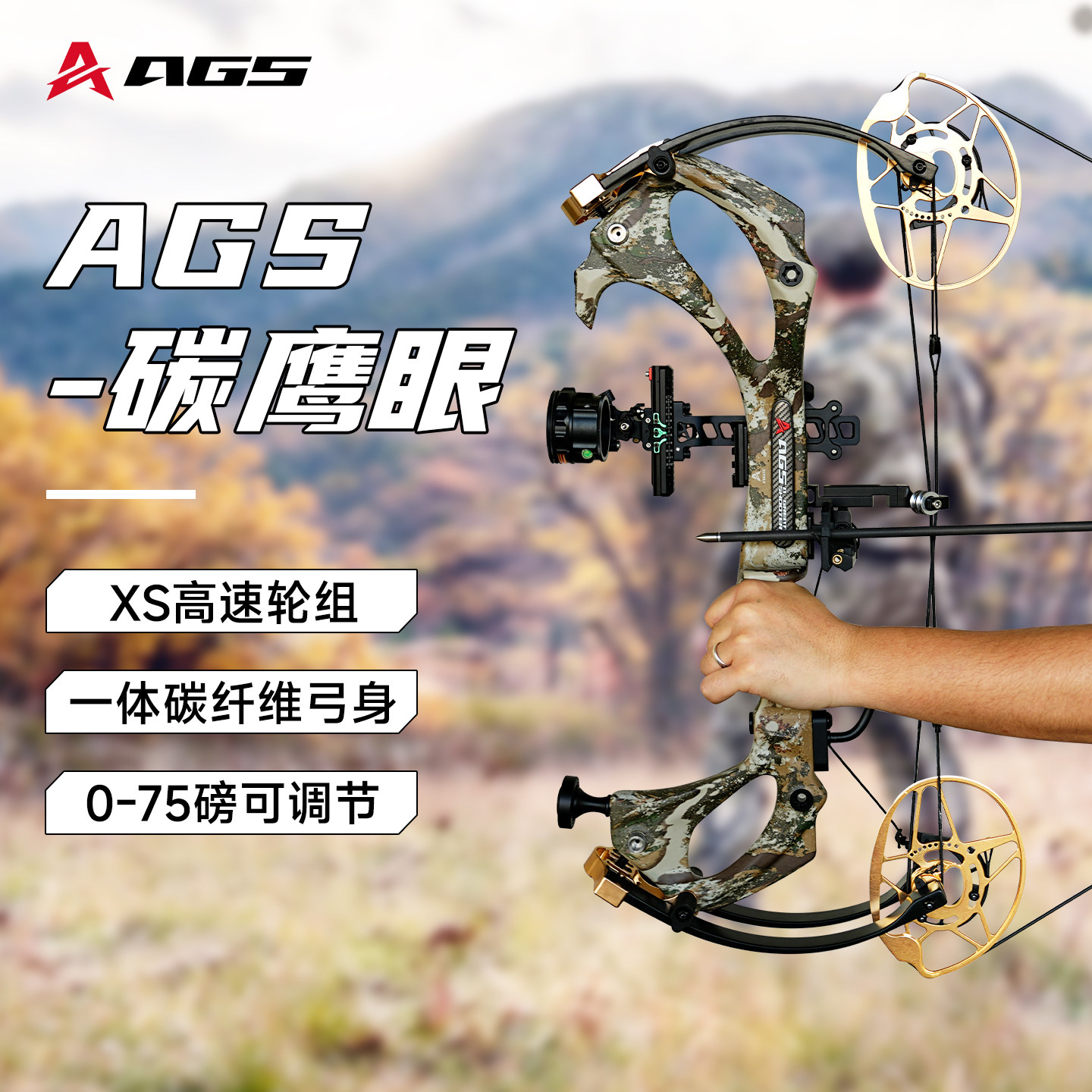 【2026新款】AGS碳鹰眼复合弓