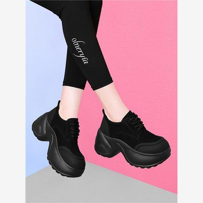 品牌黑色鞋子女2025新款