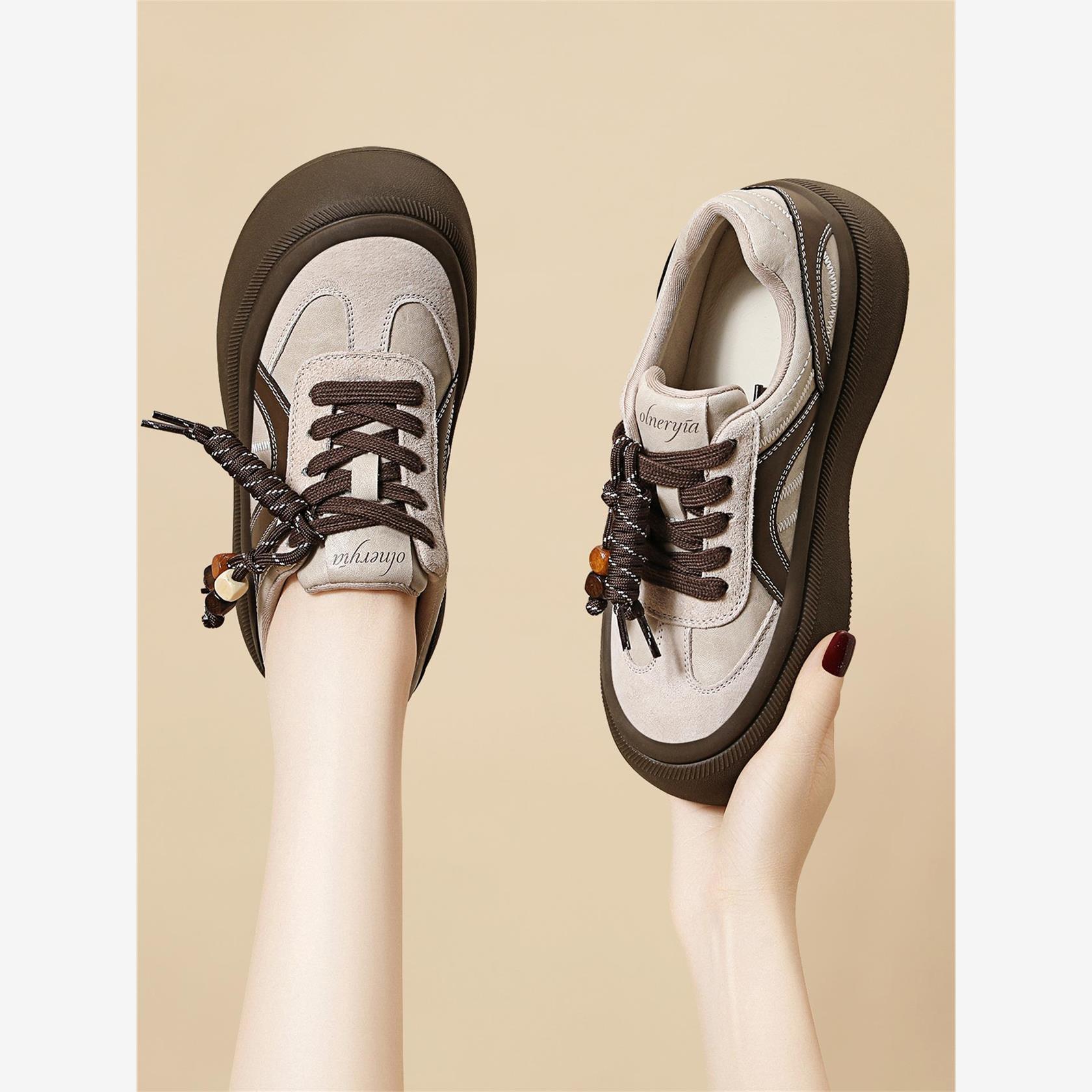 2025秋季新款厚底增覆古