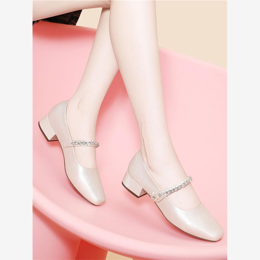 法式单鞋女高跟鞋2025新