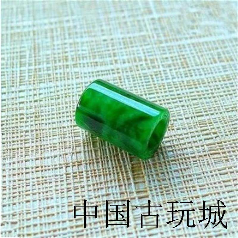 高端精选缅甸翡翠色路路通吊坠阳绿满绿玉石祖母绿转运桶珠项链玉
