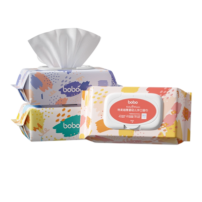 bobo加厚加大手口湿巾