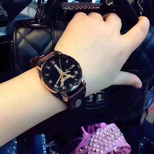 复古文艺学生情侣电子表带手表