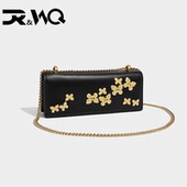 DR&WQ2025新款 女蝴蝶小众百搭潮高级感简约单肩斜挎链接条小方包