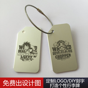 行李牌卡通图行李箱防丢牌