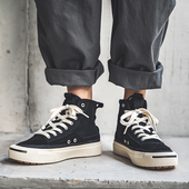 男夏季 板鞋 透气高帮休闲鞋 复古中帮韩版 子低帮百搭潮流新款 帆布鞋