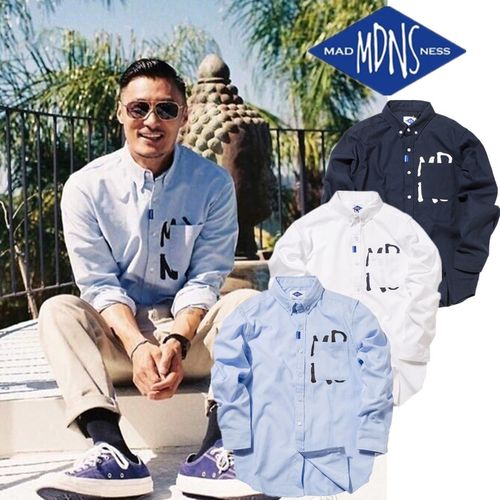 madness男士休闲商务衬衫余文乐