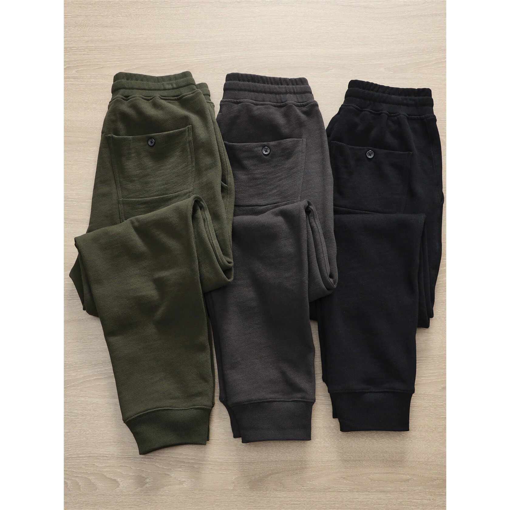 原创高端秋冬加绒加厚卫裤男士纯棉针织休闲美式百搭抽绳束脚裤男