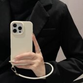 大孔挂绳短皮绳手机壳适用苹果14Promax防摔耐用15Promax手机壳16Promax保护套13promax