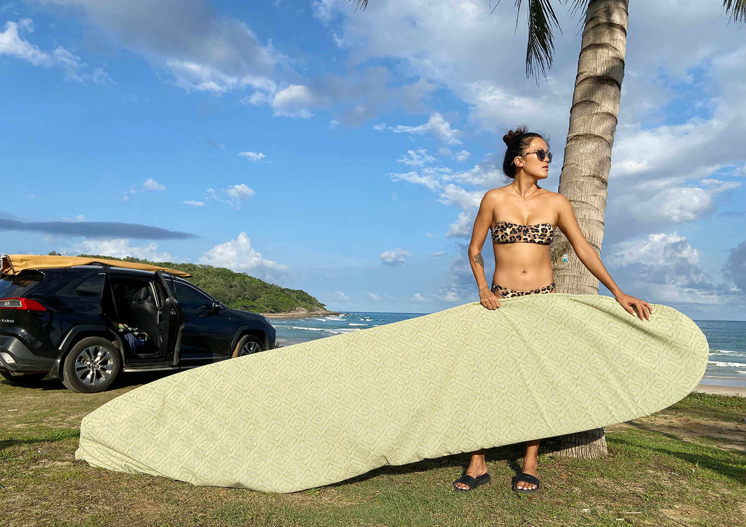 tzsurfin 冲浪店 手工制作/冲浪板袜/花布系列/宽松板袜/冲浪板套