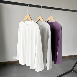 一等童品炒柔130-180中大童男童春秋厚实长袖T恤宽松打底衫圆领t