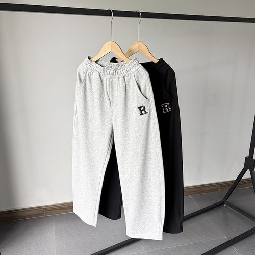 一等童品 26秋150-190中大男童学生棉毛圈卫裤直筒针织裤运动裤