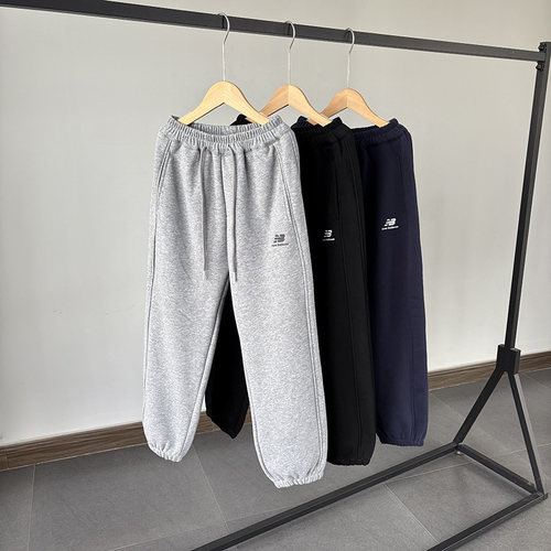 一等童品130-190中大童一体绒加厚保暖运动裤加绒宽松学生校卫裤