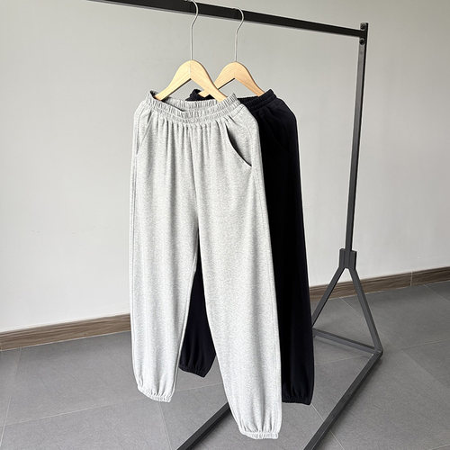一等童品130-190夏季针织防蚊裤男童牛仔裤宽松休闲学生长裤子