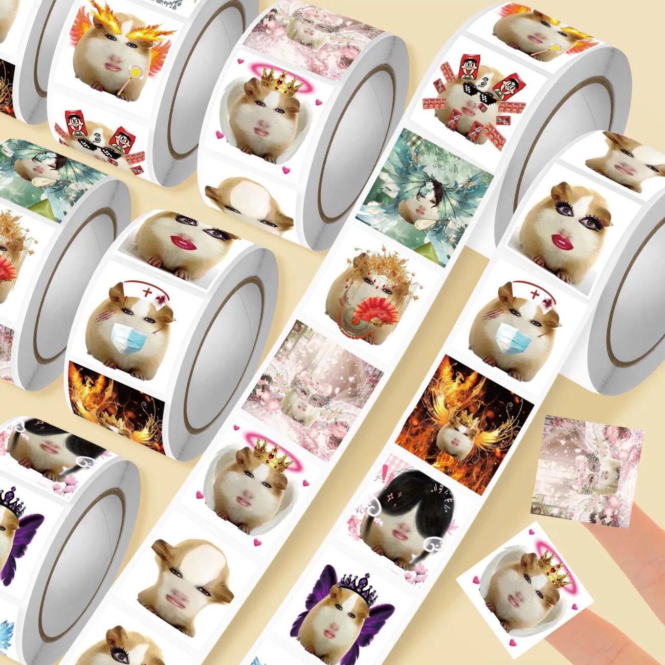 2000贴爆款猪妞头像卷卷贴仙女下凡表情包抽象至尊皮肤学生恶搞贴