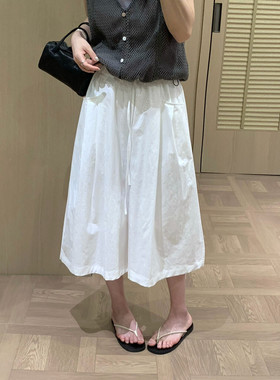宽松显瘦a字休闲裤女小个子裙裤