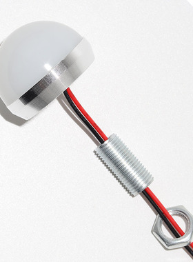 LED灯珠5VLED灯DC3W强光电瓶贴片广告字灯泡半圆球灯七彩遥控照明