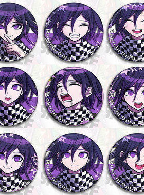 弹丸论破动漫周边吧唧挂件徽章二次元铁底胸章勋章王马小吉个人池