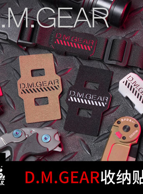 DMgear 织带收纳贴片电源线捆绑带战术背心molle固定环打包捆扎带