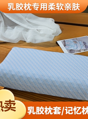 乳胶枕头套 40x60x35x58成人橡胶内胆套防头油儿童50x30专用枕套