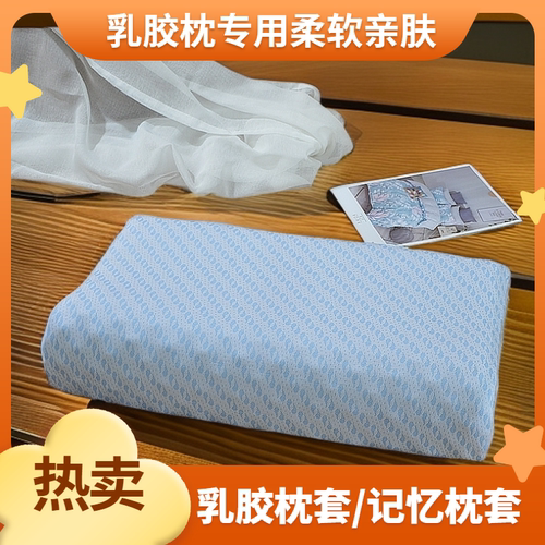 乳胶枕头套 40x60x35x58成人橡胶内胆套防头油儿童50x30专用枕套