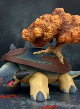 小精灵系列 BKM 山海色土台龟 手办模型摆件宝贝动漫周边雕像礼物