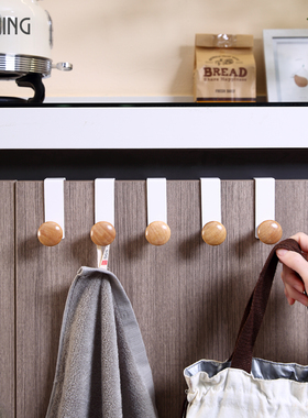 厨房挂钩免打孔门后挂钩免打孔挂衣架衣柜挂钩橱柜门挂钩柜门挂钩