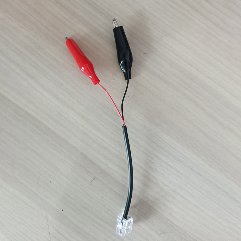 寻线仪测线仪专用鳄鱼夹RJ11转接线跳线