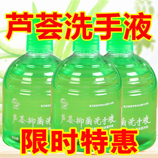 芦荟洗手液500g大瓶家用持久留香儿童不伤手泡沫型商用清洁保湿