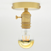 卧室走廊全铜吸顶灯床头铜壁灯酒店宾馆饭店连锁装 饰小铜灯配件