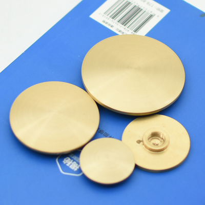 黄铜圆饼圆片带M10细牙螺盖