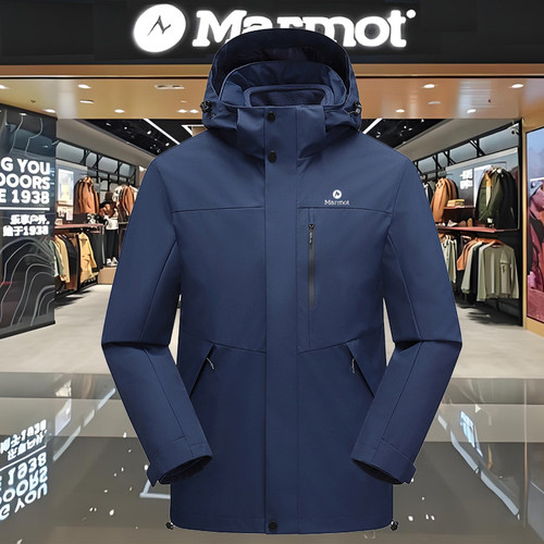 土拨鼠户外三合一冲锋衣男女同款