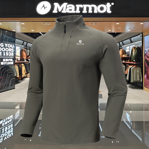 Marmot土拨鼠卫衣秋冬保暖加绒