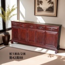 餐厅客厅茶水柜多功能 酸枝木餐边柜红木餐边柜实木玄关储物柜中式
