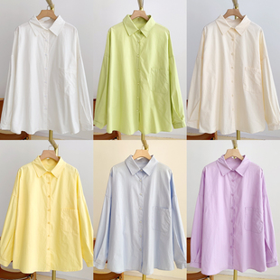 C5751纯色单口袋全开扣翻领衬衫
