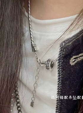 S925纯银重工项链欧货潮牌