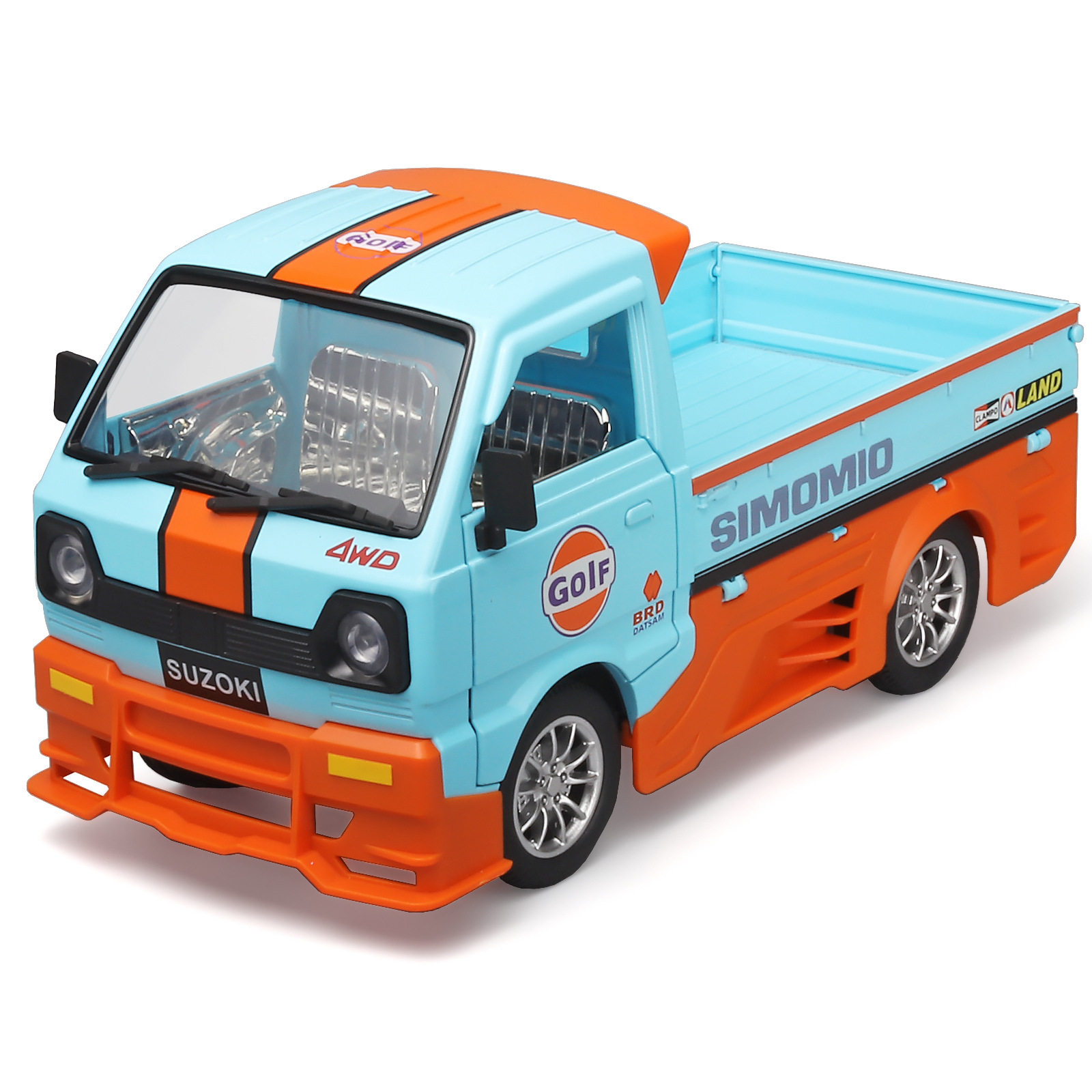 1:24海湾货车合金车模型 男孩玩具 汽车精品摆件 澄海玩具