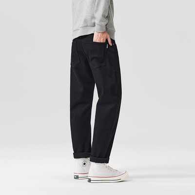 高端牛仔裤男款2025新款春季宽松