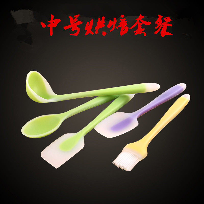 烘焙工具套装一体式耐高温不粘硅胶蛋糕奶油刮刀刷子汤勺硅胶勺铲在类目 厨房/烹饪用具, 烧烤/烘焙用具, 烘培DIY器具, 其它烘焙器具中 - 来自Buy2taobao.com提供专业的淘宝代购服务