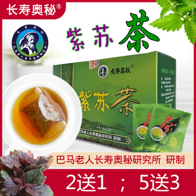 长寿奥秘紫苏茶番石榴金银花