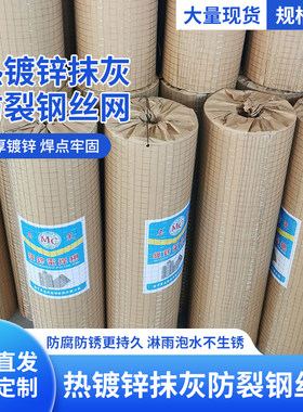 热镀锌防锈抹灰钢丝网墙体防裂网